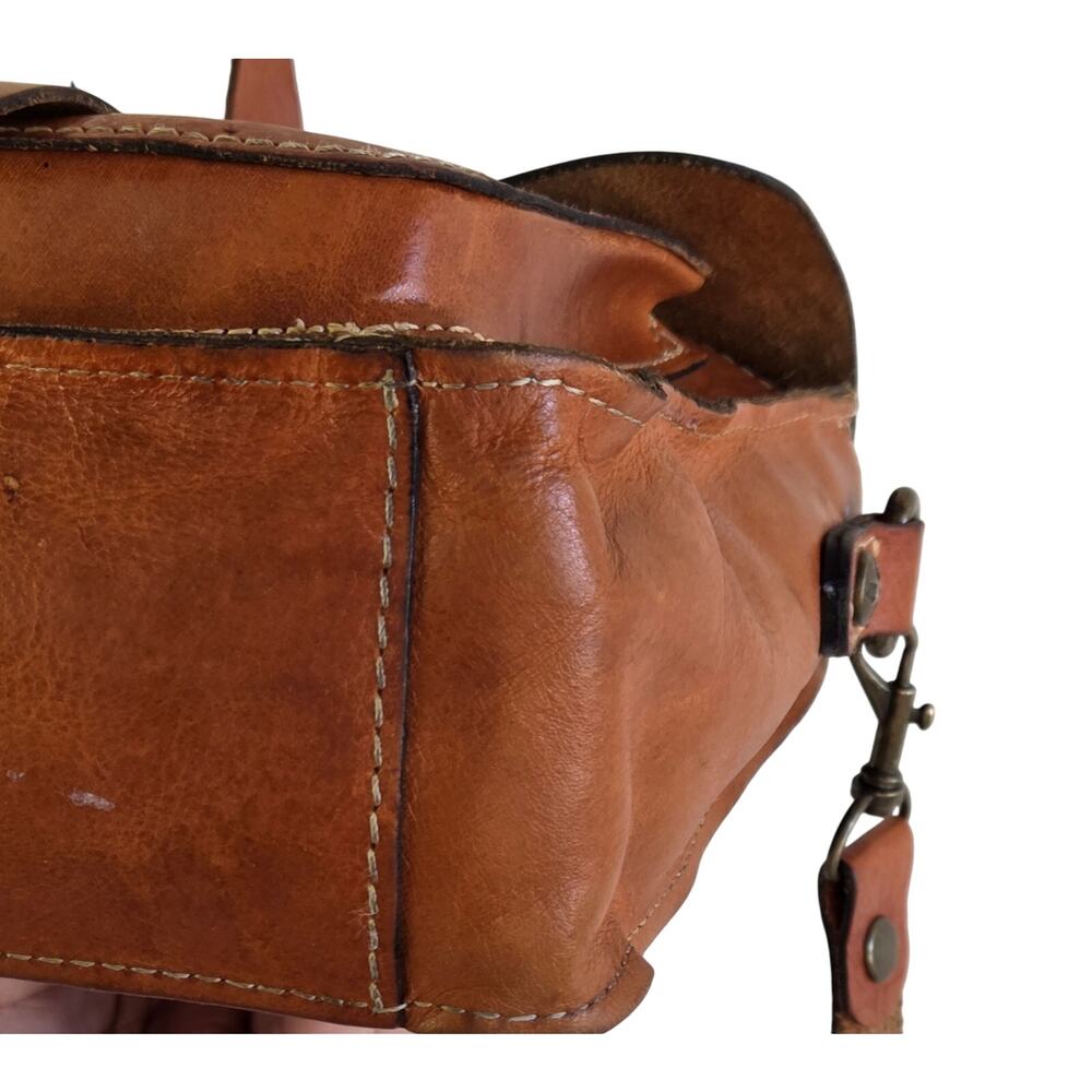 SOLD Patricia Nash Lari British Tan Leather Crossbody | Western Boho - Picture 11 of 11